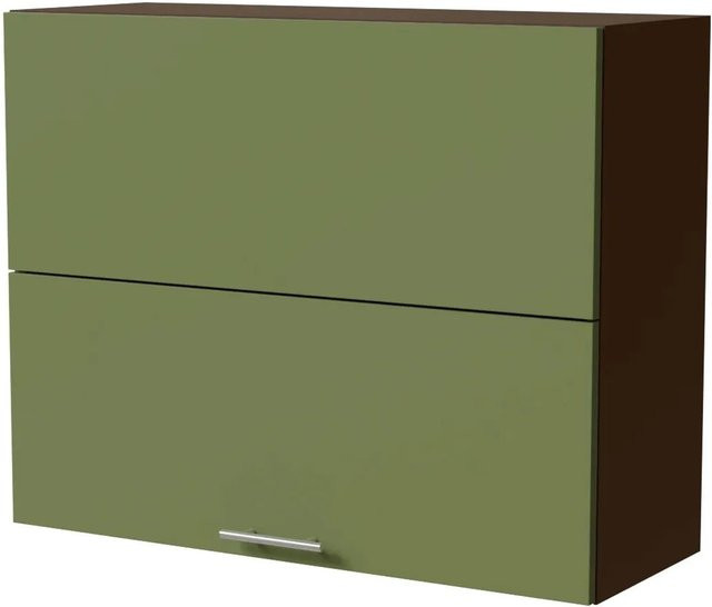 Feldmann-Wohnen Klapphängeschrank Brerra Lava Farngrün Matt B: 90 cm, T: 32,5 cm, H: 72 cm - Bild 1