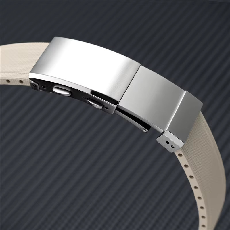 strapfreak Uhrenarmband-Zubehör Faltschließe, Edelstahl, Silber, Unisex - Bild 5
