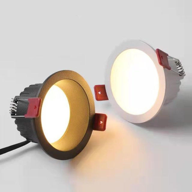 SUNMEIYI LED Einbaustrahler Rund Anti-Glare SMD2835 für Innenbeleuchtung, Farbe: Weiß, Lochdurchmesser: 7 cm - Bild 1