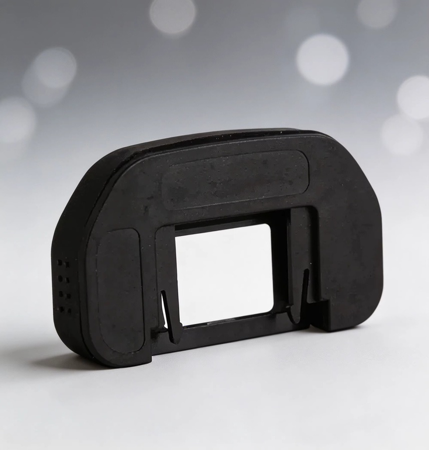 Weiche Silikon-Augenmuschel für Canon EOS 90D 80D 70D 60D 50D 5D 6D Mark II in Schwarz - Bild 3