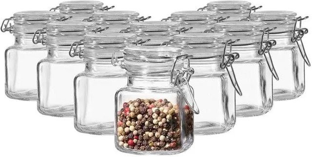 Ritzenhoff & Breker Spicy Vorratsgläser Set, transparent, 12er Set, 110 ml - Bild 1