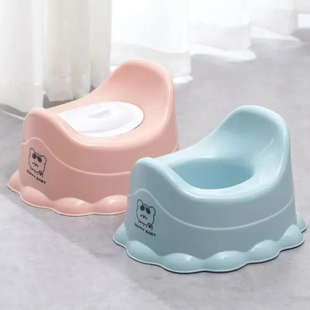 N84E Sicherheitstöpfchen für Babys und Kleinkinder, rutschfester Töpfchen-Toilettenstuhl in Lila, ideal für Outdoor und Camping - Bild 1