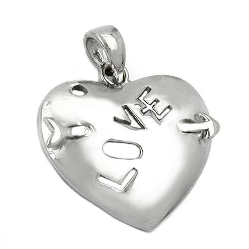 Colfem Anhänger Herz mit Pfeil, 925 Silber, Unisex - Bild 1