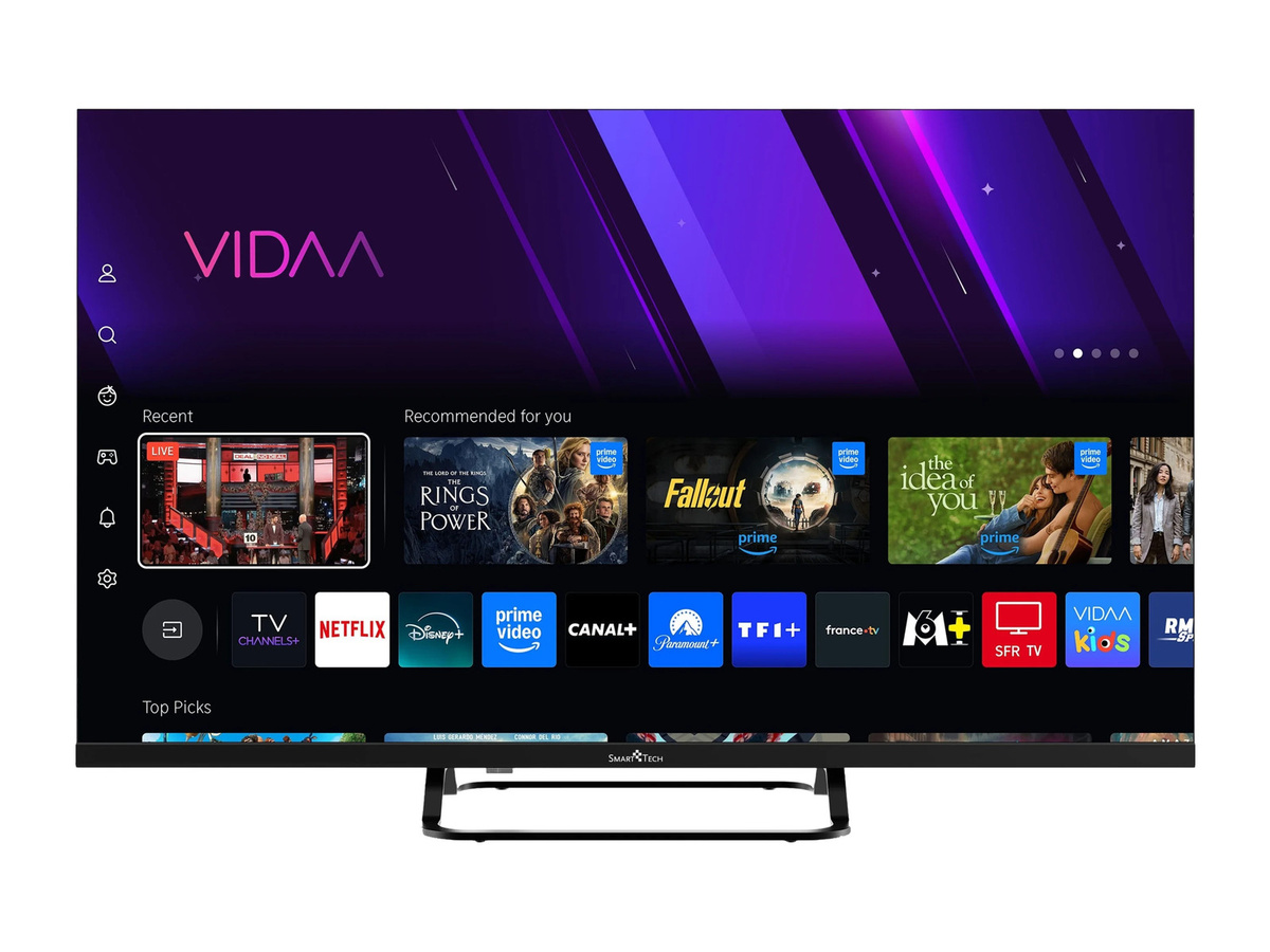 Smart Tech Smart TV 32HV02V in Schwarz mit 32 Zoll HD-Auflösung, VIDAA, Bluetooth und Triple-Tuner - Bild 2