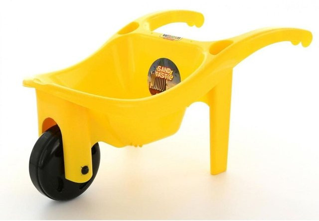 Polesie SandTastic Kinder-Schubkarre Sandspielzeug Kunststoff gelb ab 12 Monate - Bild 1
