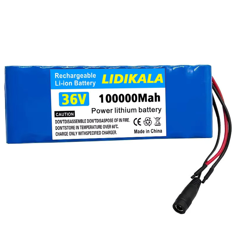 Wiederaufladbarer Lithium-Ionen-Akku 36V 100000mAh 10S2P in Blau für Fahrräder, Roller und Elektromotorräder - Bild 3