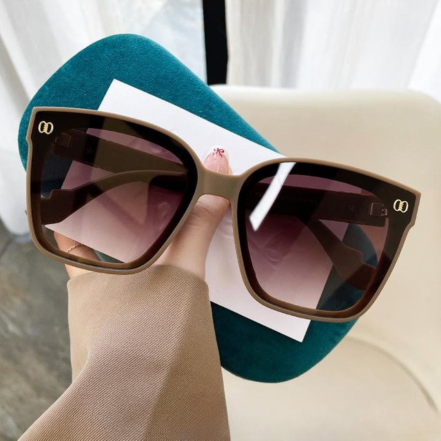 Dote Sonnenbrille, Damen, Vollrand, Square, Kunststoff, braun - Bild 1