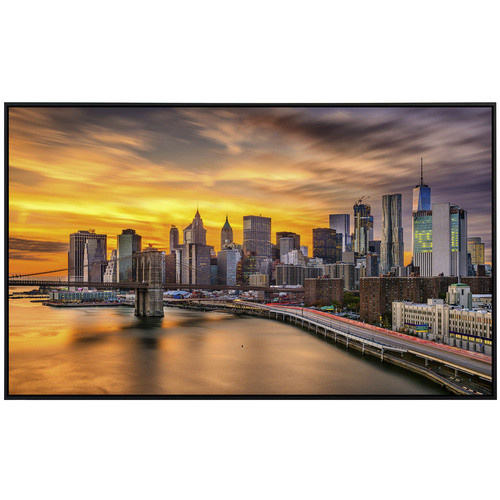 papermoon Infrarotheizung EcoHeat Manhattan Skyline Sonnenuntergang mit Matt-Effekt in Bunt, App-Steuerung und Überhitzungsschutz - Bild 2