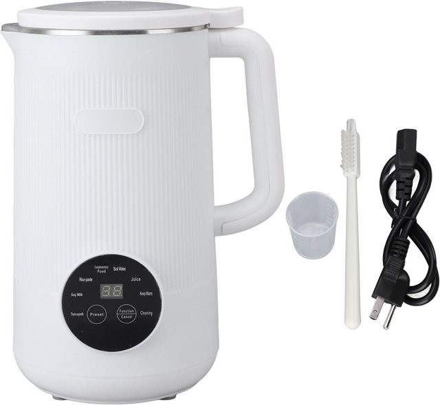 Nussmilchbereiter mit intelligenter Touch-Steuerung und 10 Edelstahlklingen, 1L Sojamilchmaschine - Bild 1