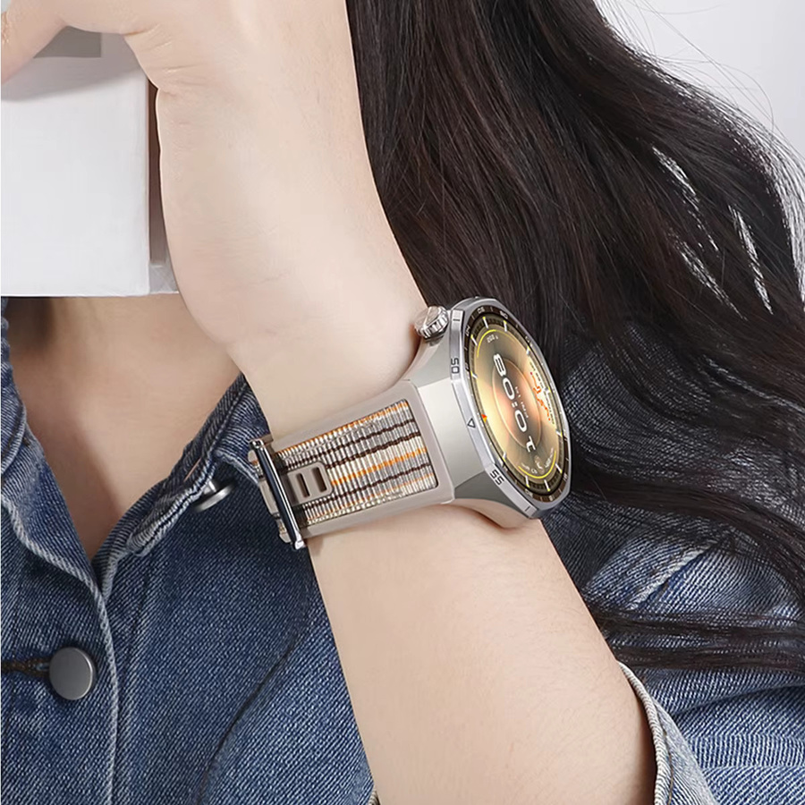 CHIICSMART Uhrenarmband Nylon, Silikon, Huawei Watch GT6 Pro 46mm - Bild 4