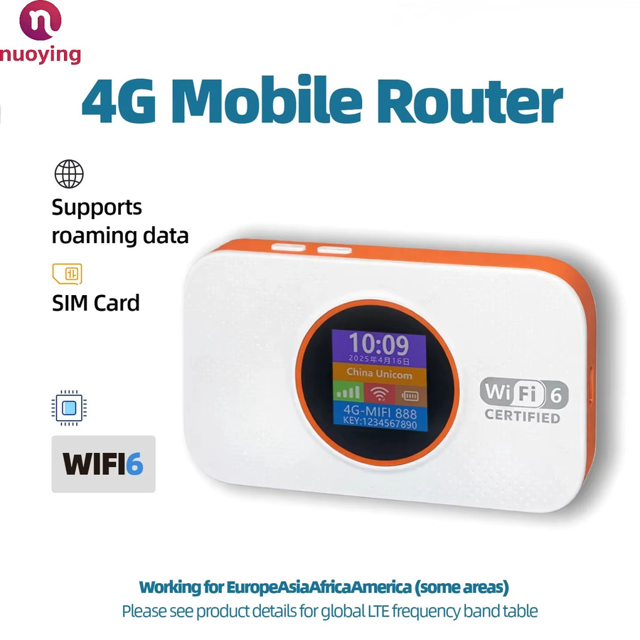NUOYING WiFi 6 4G Pocket Hotspot MF967 mit LCD-Display und WPS-Funktion - Bild 2