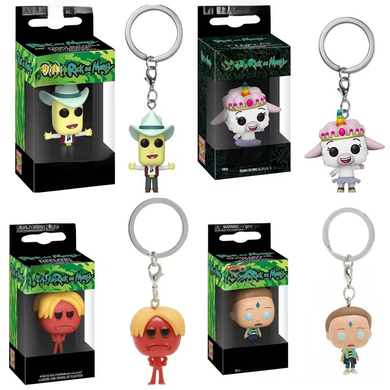 Funko Rick und Morty Schlüsselanhänger, Vinylfigur, ab 3 Jahren - Bild 2