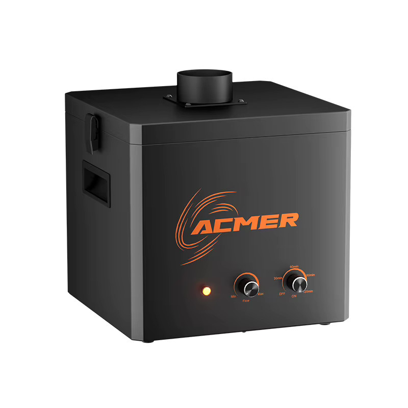 ACMER Rauchabsaugung AP220 Geräuscharmer Luftreiniger für Lasergravurmaschinen und CNC-Maschinen, Schwarz - Bild 7