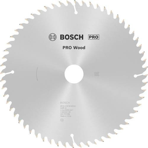 Bosch Optiline Wood Hartmetall Kreissägeblatt mit 60 Zähnen, Durchmesser: 235 mm, Bohrung: 30/25 mm, Dicke: 2,8 mm - Bild 1