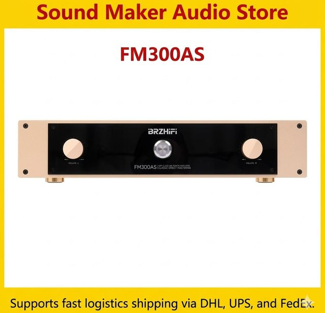 Sound Maker FM300AS Hochleistungs-Audioverstärker Klasse AB Hi-Fi Stereo Endstufenverstärker - Bild 1