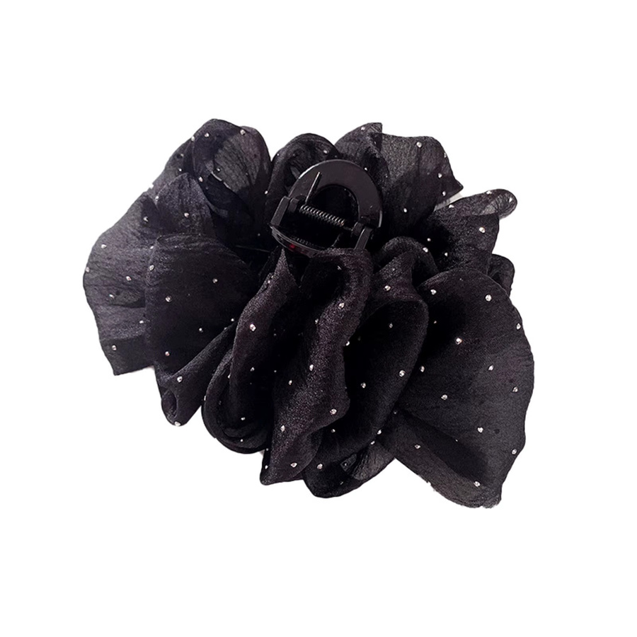 Haarclip Mesh Bogen, Glitter Strass, Damen - Bild 3