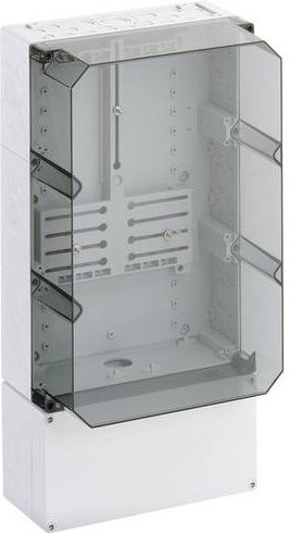Spelsberg AKi-Z 401 Zählerschrank Aufbau in Weiß und Transparent - Bild 1