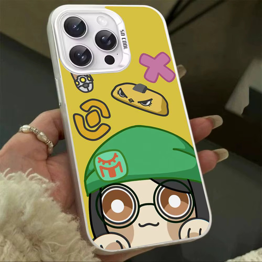 V-Valorant Game-Charakter Kunst Handyhülle für Apple iPhone 11 bis 17 Pro Max Plus, Stoßfeste Rückseite, Silber und Mehrfarbig - Bild 5