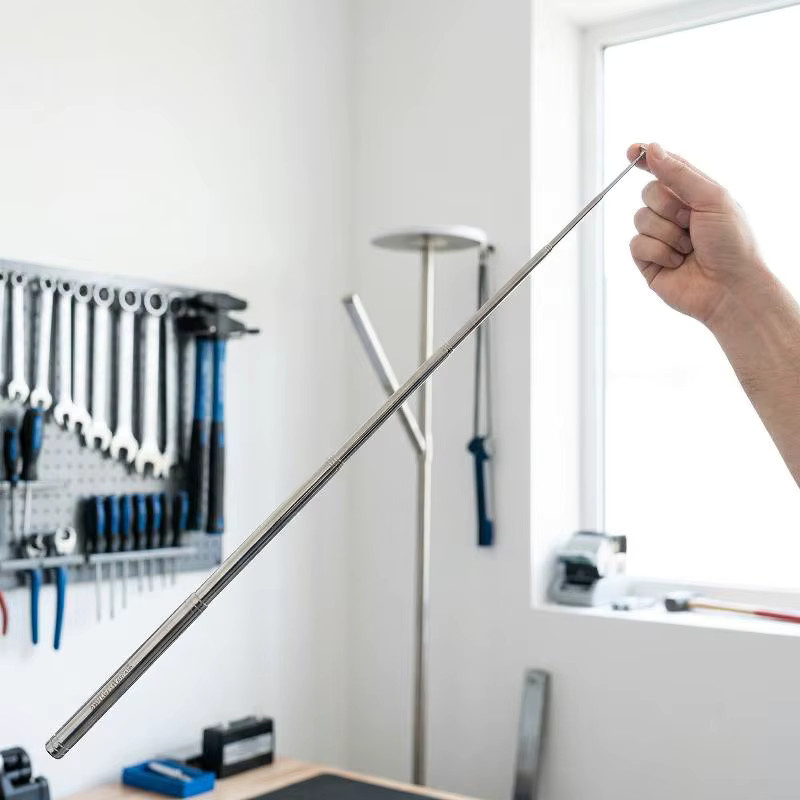 SD&HI 10-teilige Teleskopantenne für FM AM Radio Signalverstärkung, Farbe: Silber, Länge: 140 cm - Bild 4