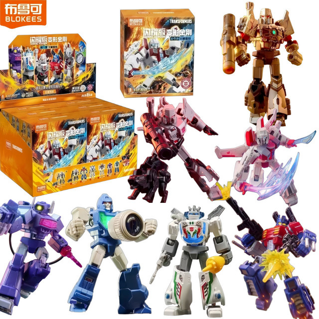 BLOKEES Transformers Glitter Edition, Bausteine Actionfigur, Roboter, ab 6 Jahren - Bild 1