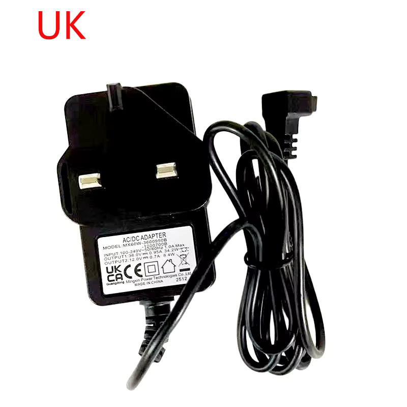 DITONG MX60W Netzteil in Schwarz für HY300Pro+ Projektor, 36V/0,95A & 12V/1A - Bild 5