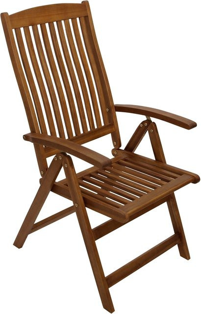 TPFGarden Klappsessel MENORCA aus geöltem Akazienholz in Braun, 5-fach verstellbar, B/T/H: 60 x 68 x 110 cm - Bild 1