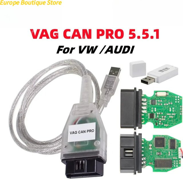 VAG CAN PRO 2023 VCP 5.5.1 Diagnose-Schnittstelle mit USB-C von NUOYING für VW und Audi zur Can Bus und K-Line OBD2 Diagnose - Bild 1