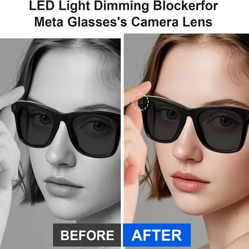 Ray Ban Silikon-Seitenschutzschilde, Black - Bild 4