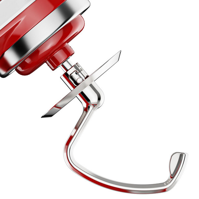 GVODE Edelstahl-Knethaken für Kitchenaid Standmixer, Brothaken für 4,5 Qt und 5 Qt Tilt Head Modelle, Farbe: Silber - Bild 1