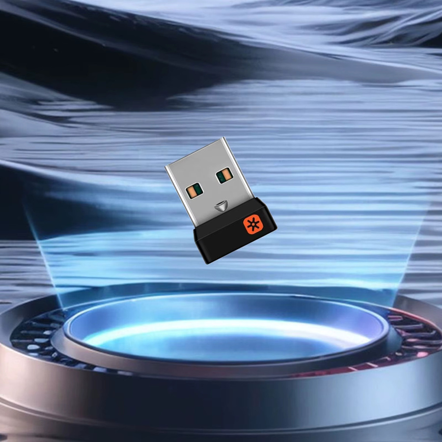 Logitech Unifying USB-Dongle-Empfänger in Schwarz zur Verbindung von bis zu 6 Geräten für Maus und Tastatur - Bild 3
