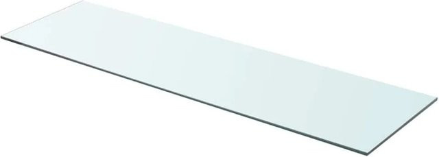 vidaXL Regalboden Glas Transparent Breite: 90 cm, Tiefe: 25 cm - Bild 1
