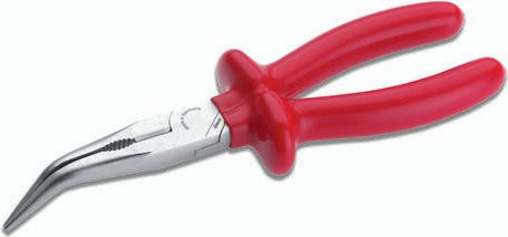 Cimco VDE Telefonzange 45 Grad gebogen in Rot mit 20 mm Maulweite - Bild 1
