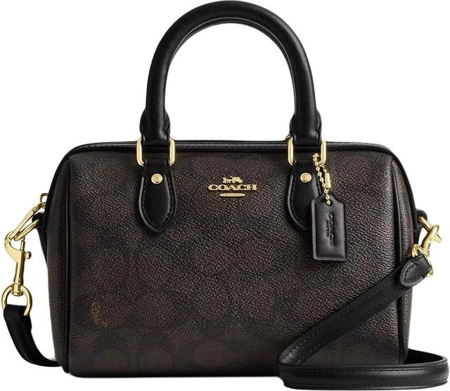 Coach Schultertasche, Monogramm-Prägung, Crossbody Tote, Braun, Damen - Bild 1