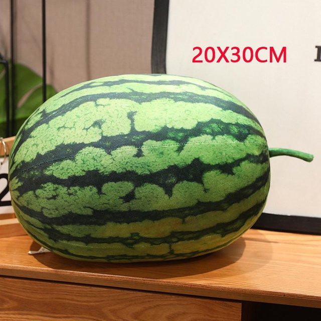Yiran toy Wassermelone Plüschkissen Tasche Pendat, Stofftier, ab 14 Jahren - Bild 1