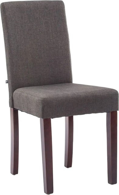 DELUKE Esszimmerstuhl DALAN aus Stoff in Dunkelgrau, B/T/H: 41 x 47 x 91 cm - Bild 1