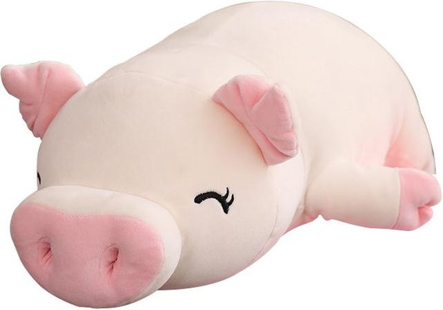 BC Pet Supplies Squishy Schwein, Liegende Puppe, Plüsch, 40cm - Bild 1