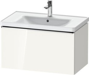 Duravit Waschtischunterschrank D-Neo wandhängend in Weiß, B: 78,4 cm, T: 45,2 cm, H: 44,0 cm - Bild 1