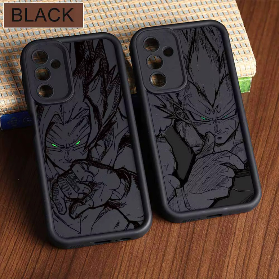 Dragon Ball Handyhülle mit Anime Vegeta und Goku für Samsung Galaxy A-Serie in Schwarz - Bild 2