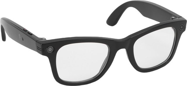 Igeteck Smart Glasses in Schwarz mit 720P KI-Fotoerkennung, Videoaufnahme, Bluetooth-Funktion für Musik und Telefonate - Bild 1