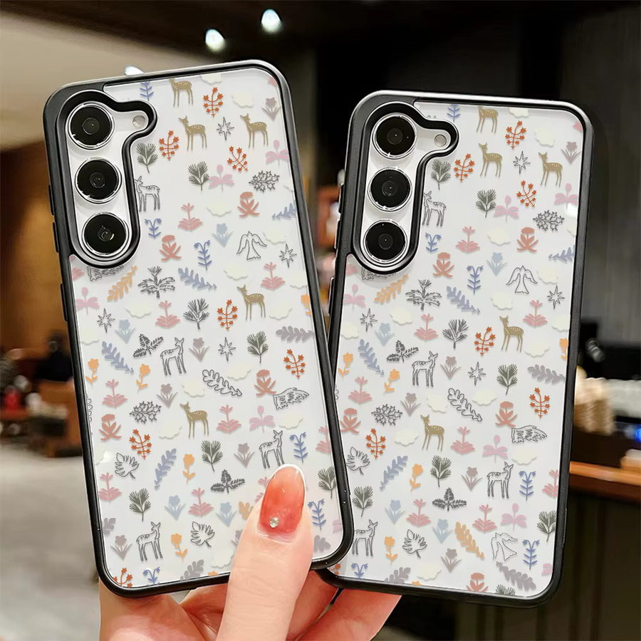 Transparente Stoßfeste Handyhülle für Samsung Galaxy S25 S26 Ultra S24 FE S23 A56 5G A16 A55 A54 A36 A17 A07 A15 mit harter Rückabdeckung - Bild 1