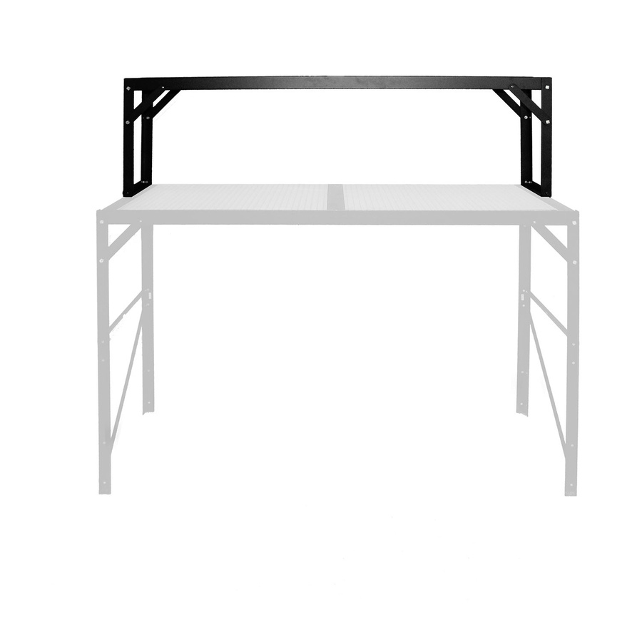 Vitavia Tischaufsatz für Pflanztisch aus Aluminium und Polycarbonat, Schwarz, B: 121 cm, T: 28 cm, H: 39 cm - Bild 2