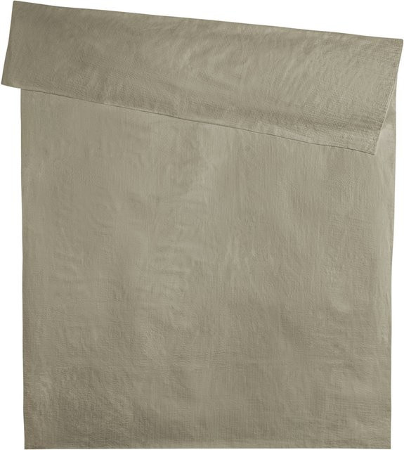 ERWIN M. Bettbezug Antila Seersucker aus Baumwolle, Farbe: Beige, Breite: 160 cm, Länge: 210 cm - Bild 1