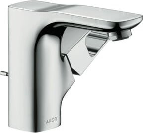 Hansgrohe Axor Urquiola Waschtisch-Einhebelmischer in Gold mit Pop-up-Abfluss und wassersparender Technologie - Bild 1