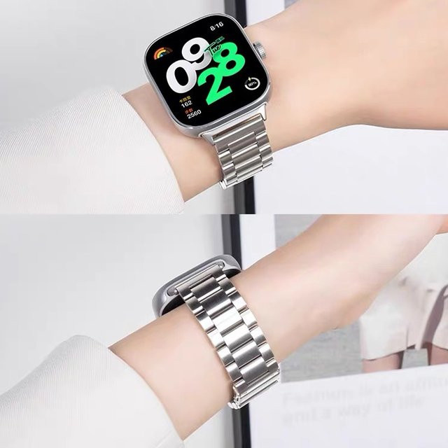 Uhrenarmband Edelstahl, Silber, Herren - Bild 1
