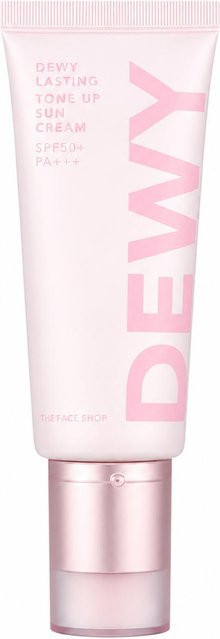 THE FACE SHOP Dewy Lasting Tone Up Sonnencreme SPF50+, 35 ml, Niacinamid - Bild 1