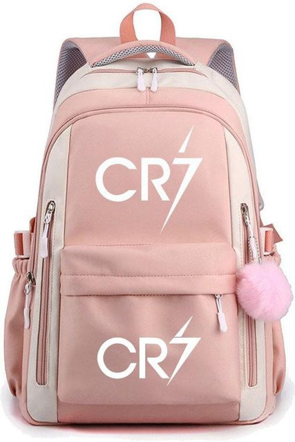 3-teiliges Schulrucksack-Set in Pink aus Oxford-Stoff mit Schultasche und Federmäppchen - Bild 1
