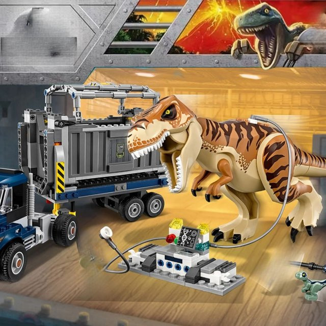 LEGO Dinosaurier Tyrannosaurus Transporter, Bausteine - Bild 1