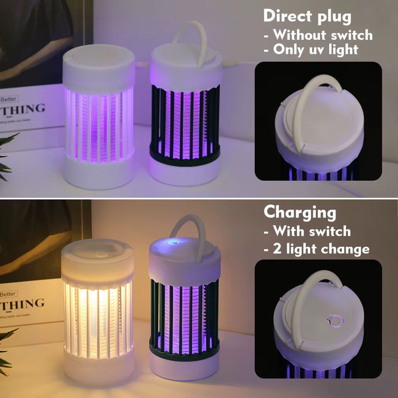 Elektrische Moskito-Lampe von PARKSON in Weiß mit UV-Licht und USB-Anschluss als Insektenvernichter für Camping und Zuhause - Bild 3