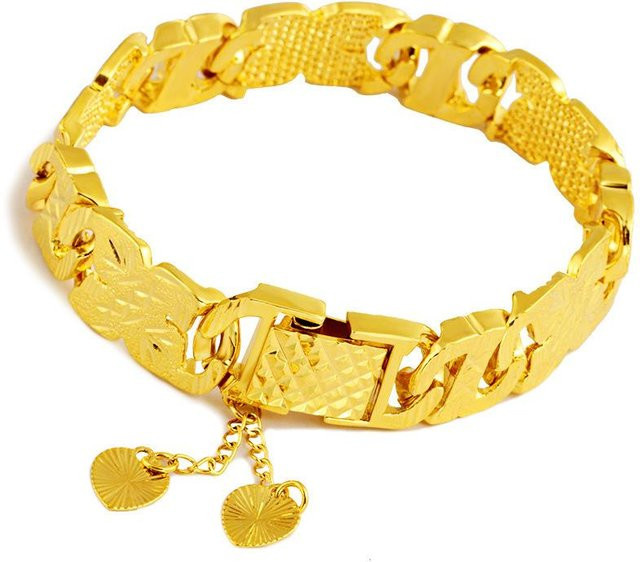 Armband, Kupfer, Gold, Ethnisches Design, Damen - Bild 1