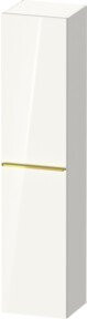 Duravit Hochschrank D-Neo in Weiß Hochglanz, B: 40 cm, T: 36 cm, H: 176 cm, mit 1 Tür und 5 Einlegeböden, rechtsbündig - Bild 1